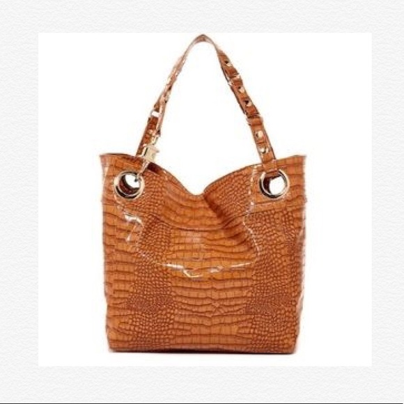 Steven By Steve Madden Handbags - ⭐️Candy Coated Shiny Croc Embossed Tote